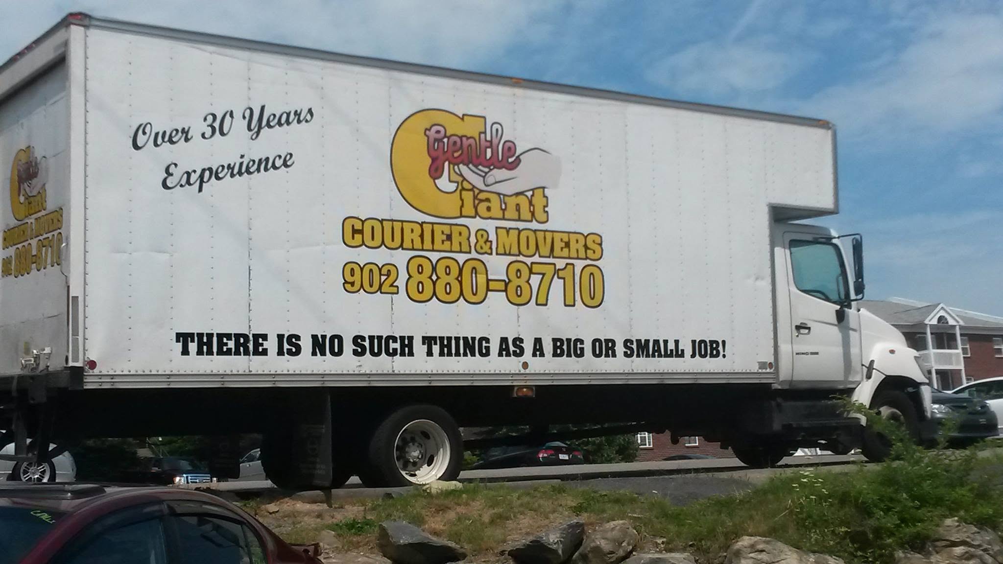 Courier and Movers truck